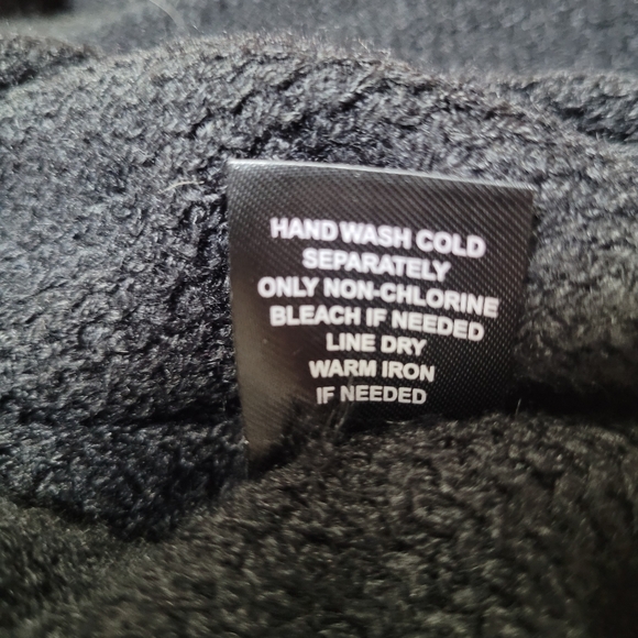 Black, turtleneck poncho with fringe at the bottom in OS. - Picture 8 of 8